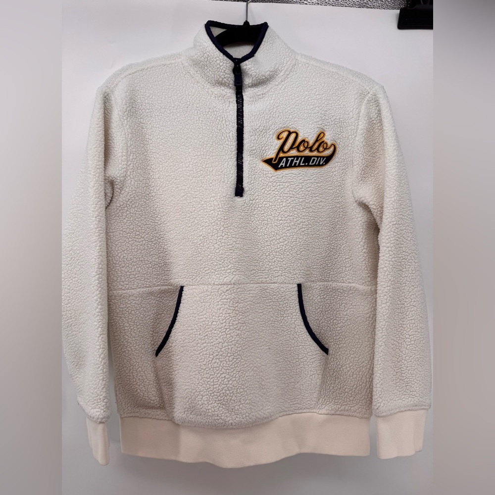 Polo Ralph Lauren Youth 1/2 Zip Pullover Fleece Sweatshirt L (14/16)